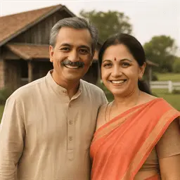 Amit and Sunita Gupta - Farmhouse Owners