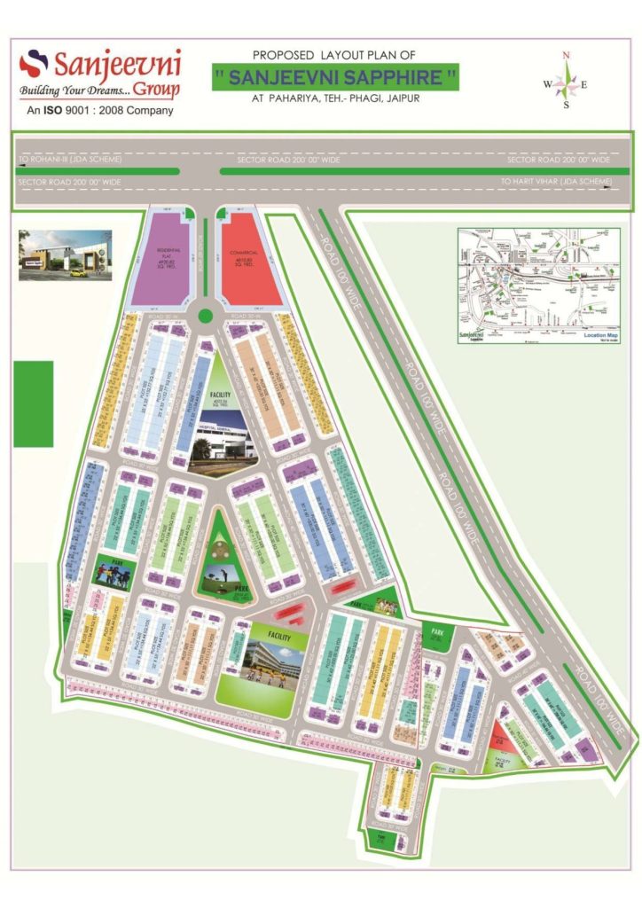 Sanjeevni Sapphire Project Layout Plan